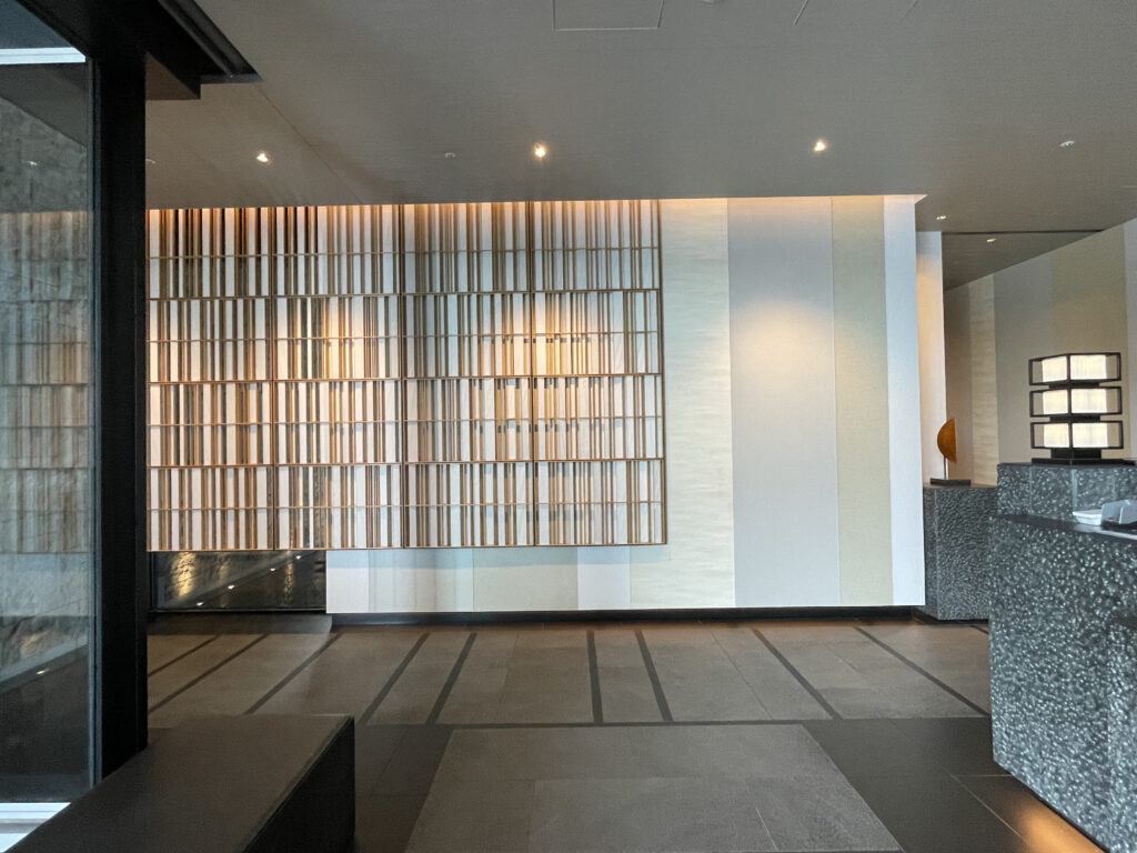 カハラホテル横浜「濱」の内廊下