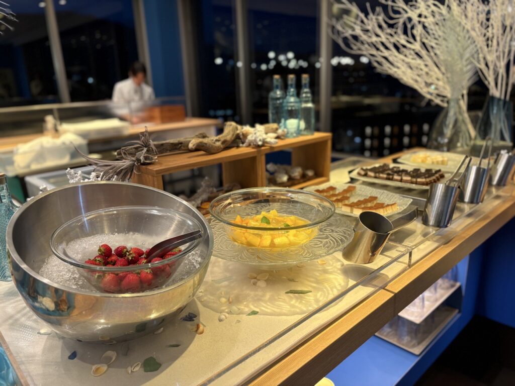 スタジオビュッフェもぐもぐのフルーツコーナー
