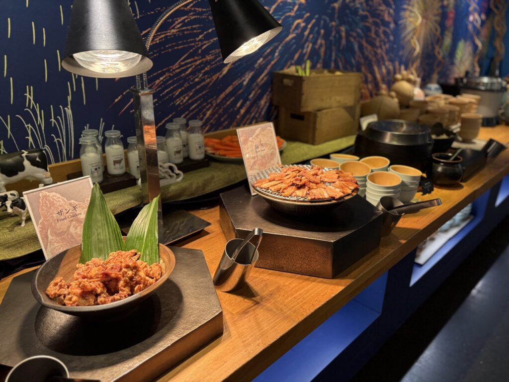 リゾナーレ熱海の夕食ビュッフェの様子