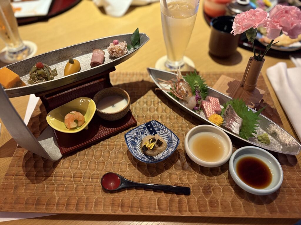 リゾナーレ熱海「花火」での夕食の宝楽盛り