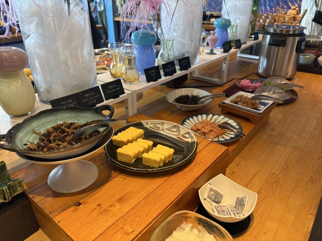スタジオビュッフェもぐもぐ朝食の和食コーナー