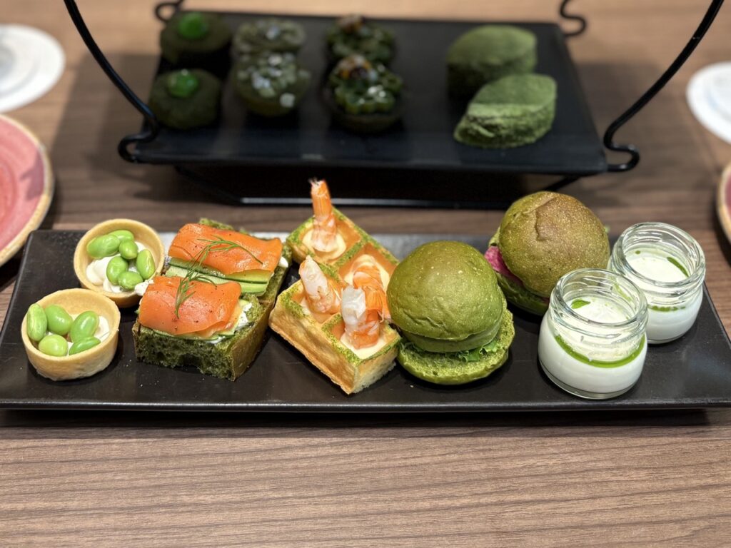ANAインターコンチネンタルホテル東京の抹茶アフタヌーンティーのセイボリー
