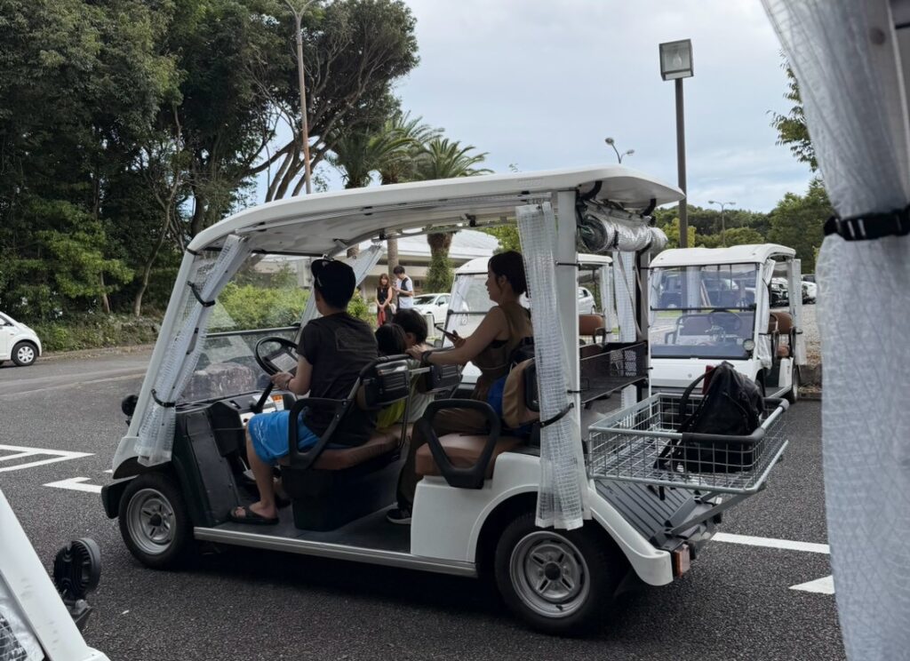 プレジャーリゾート伊豆赤沢温泉の移動カート