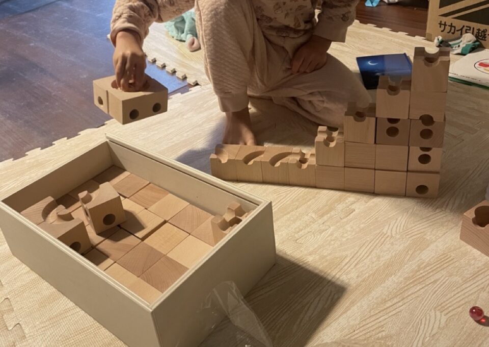 LOGICでコースを作る長男