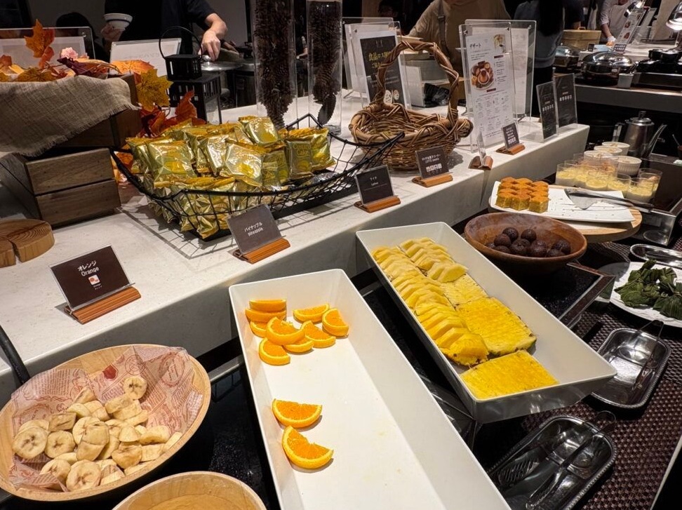 ロッテアライリゾートのTHE PLATE夕食ビュッフェのデザートコーナー